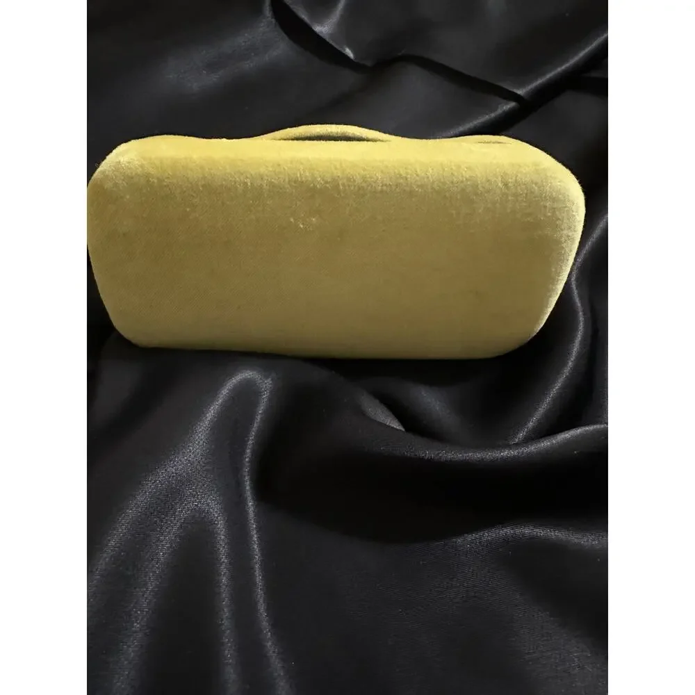 New Authentic GUCCI Lime Green Velvet Sunglasses Eyeglasses Case Cleaning Cloth